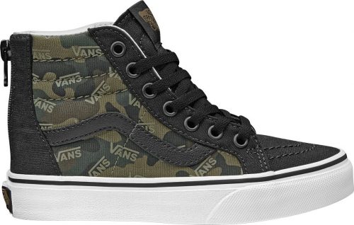 Vans UY SK8-Mid Reissue V - Logo Camo Dětské boty maskáčová