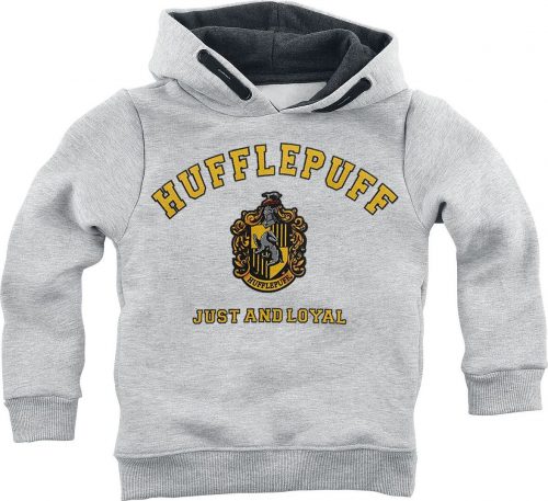 Harry Potter Kids - Hufflepuff - Just And Loyal detská mikina s kapucí prošedivelá