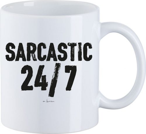 Sarcastic 24/7 Hrnek bílá