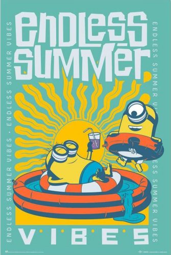 Minions The Rise of Gru - Endless Summer Vibes plakát vícebarevný