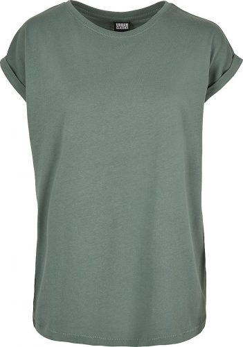 Urban Classics Ladies Extended Shoulder Tee Dámské tričko zelená