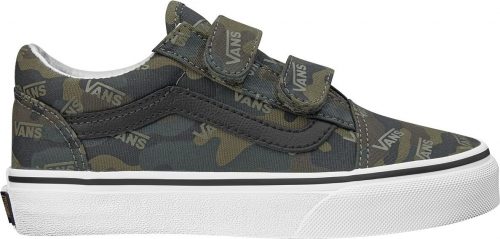 Vans UY Old Skool V Logo Camo Dětské boty maskáčová