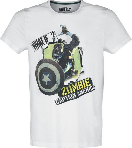 What If...? Zombie Captain America Tričko bílá