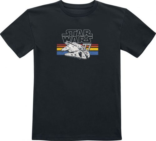 Star Wars Kids - Millenium Falcon detské tricko černá