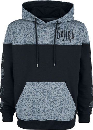 Gojira EMP Signature Collection Mikina s kapucí cerná/modrá