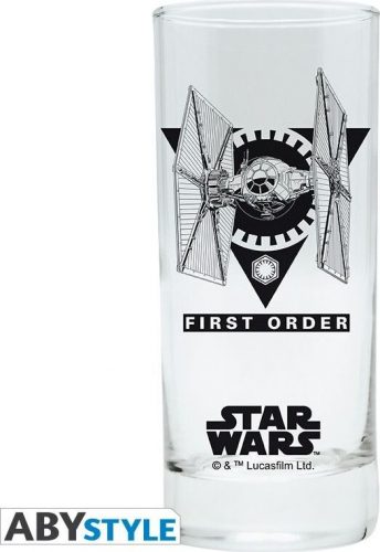 Star Wars First Order sklenicka transparentní
