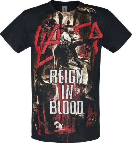 Slayer Reign In Blood Tričko černá