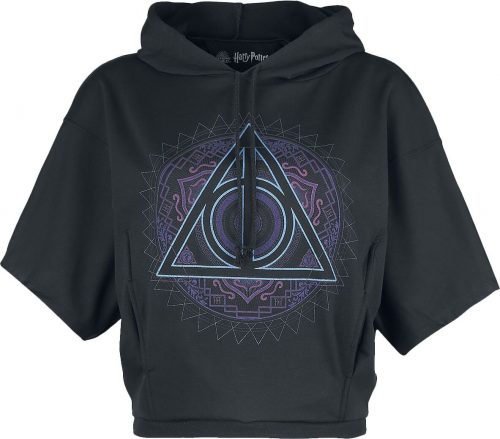 Harry Potter Hallows Mandala Dámská mikina s kapucí černá