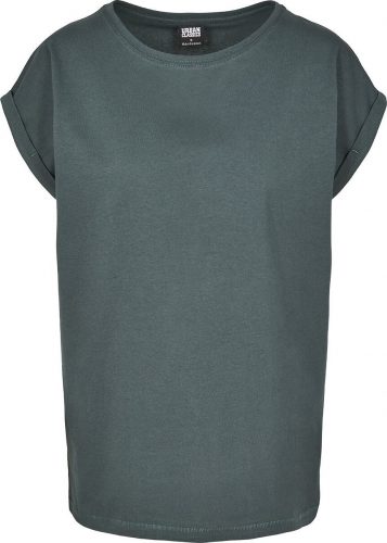 Urban Classics Ladies Extended Shoulder Tee Dámské tričko lahvove zelená