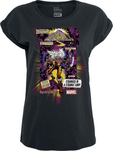 Iron Maiden Iron Maiden x Marvel Collection - Stranger In A Strange Land Dámské tričko černá