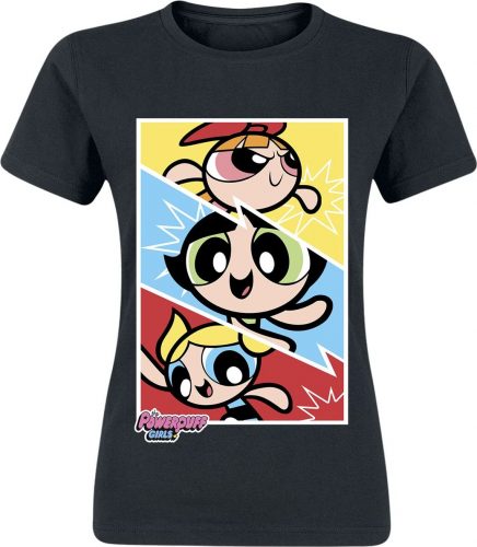 The Powerpuff Girls Comic Strip Dámské tričko černá