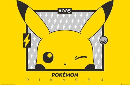 Pokémon Pikachu - Wink plakát vícebarevný