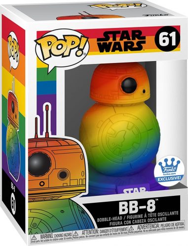 Star Wars Vinylová figurka č. 61 BB-8 (Rainbow) (Funko Shop Europe) Sberatelská postava standard