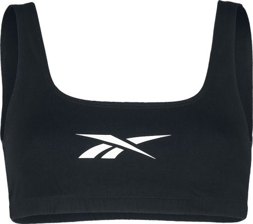 Reebok CL PF Logo Cotton Bra Korzet černá