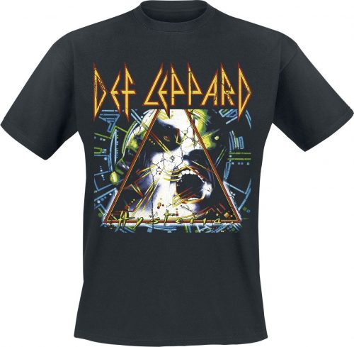 Def Leppard Hysteria Tričko černá