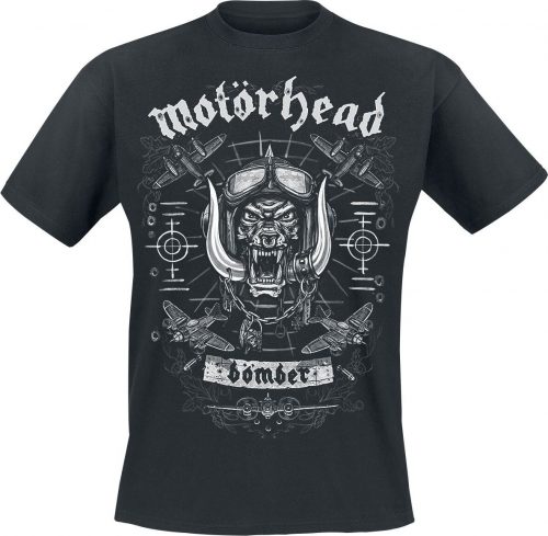 Motörhead Bomber Planes Tričko černá