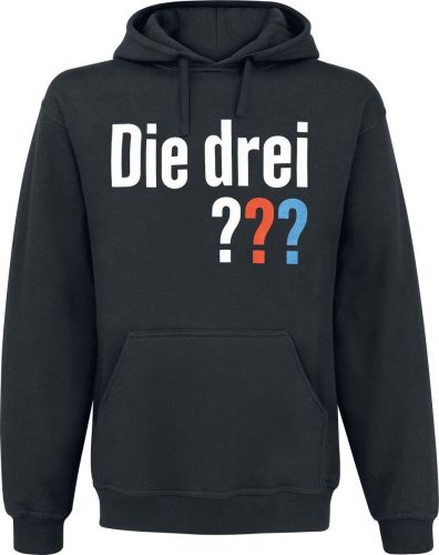 Die Drei ??? Die Drei ??? Mikina s kapucí černá