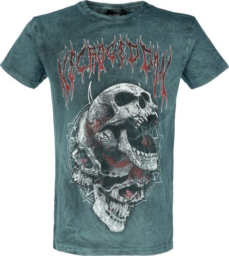 Alchemy England Necroskulls Tričko modrá