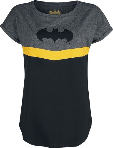 Batman Batman Dámské tričko skvrnitá černá / šedá