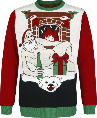 Ugly Christmas Sweater Sexy Santa Pletený svetr vícebarevný