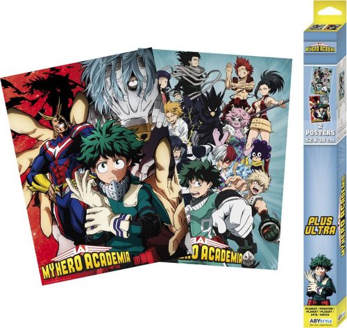 My Hero Academia Artworks - Poster 2er Set Chibi Design plakát vícebarevný