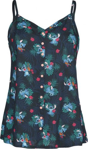 Lilo & Stitch Jungle Top Dámský top tmavě modrá