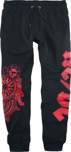 AC/DC Joggingpants Tepláky černá