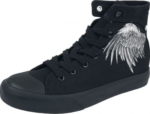 Rock Rebel by EMP Sneaker mit double Wing tenisky černá