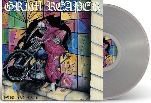 Grim Reaper Fear no evil LP transparentní