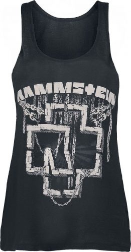 Rammstein In Ketten Dámský top černá