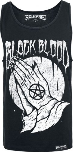 Black Blood by Gothicana Praying Hands Tank top černá