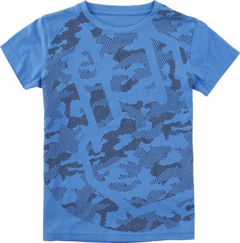 EMP Stage Collection T-Shirt mit Camouflage Rockhand detské tricko modrá