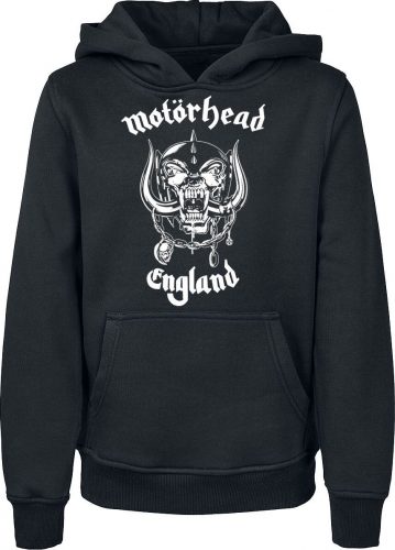 Motörhead Kids - England detská mikina s kapucí černá