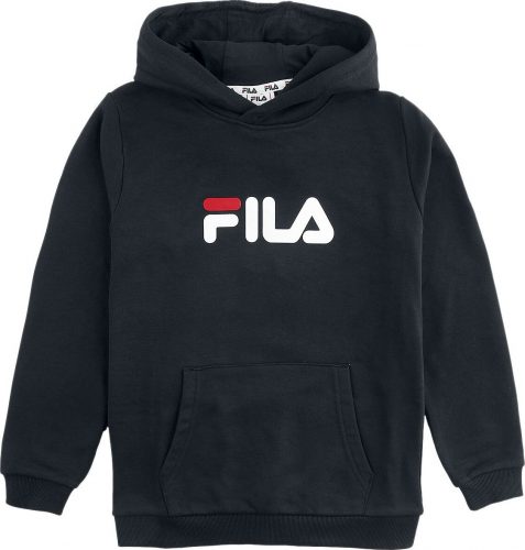 Fila Sande Classic Logo Hoody detská mikina s kapucí černá