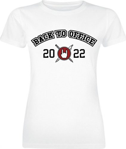 Work & Career Back To Office 2022 Dámské tričko bílá
