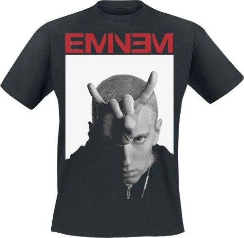 Eminem Horns Tričko černá