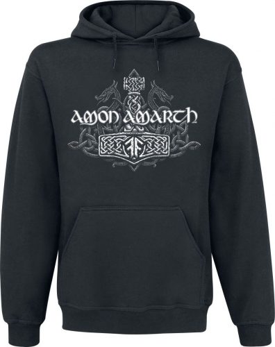 Amon Amarth Hammered Mikina s kapucí černá