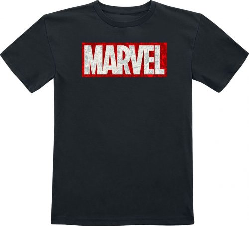 Marvel Classic Logo detské tricko černá