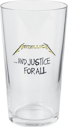 Metallica And Justice For All Hrnek s potiskem transparentní