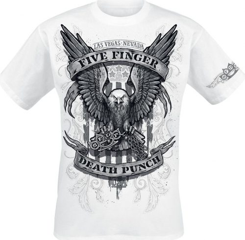 Five Finger Death Punch Eagle WB Tričko bílá