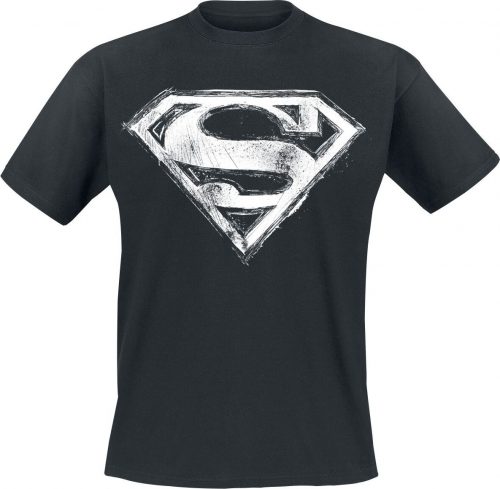 Superman Smudge Logo Tričko černá