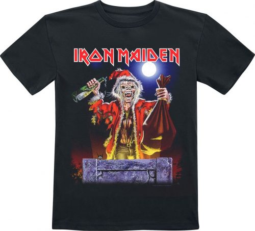 Iron Maiden Kids - No Prayer For Christmas detské tricko černá