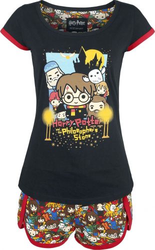 Harry Potter Chibi Allover pyžama vícebarevný