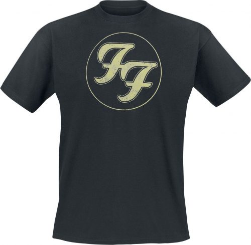 Foo Fighters Logo In Circle Tričko černá