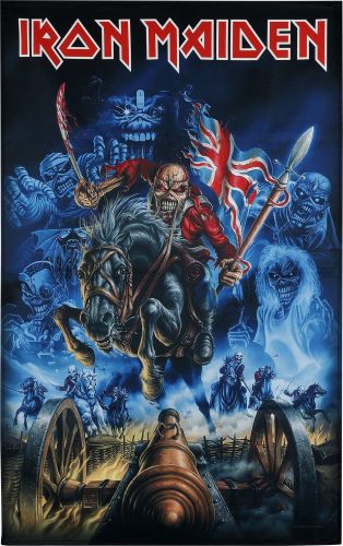 Iron Maiden Maiden England Textilní plakát vícebarevný