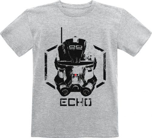 Star Wars The Bad Batch - Echo detské tricko šedá