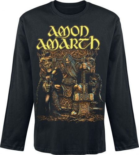 Amon Amarth Thor Tričko s dlouhým rukávem černá