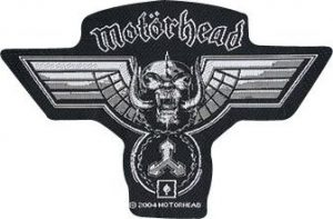 Motörhead Motörhead Logo nášivka cerná/bílá