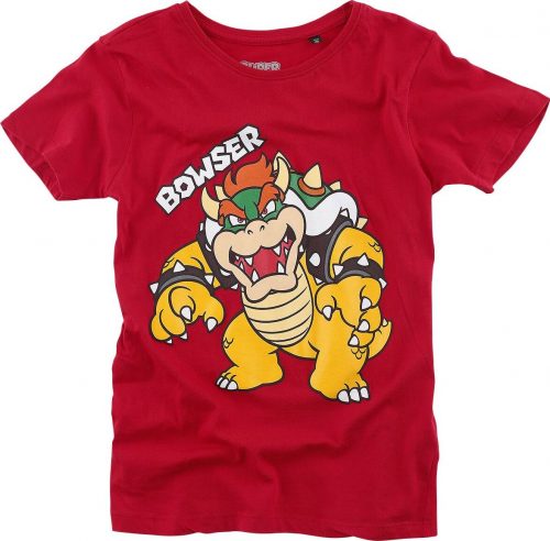 Super Mario Kids - Bowser detské tricko červená