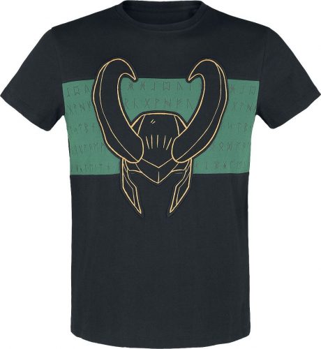 Loki Helmet Tričko cerná/zelená